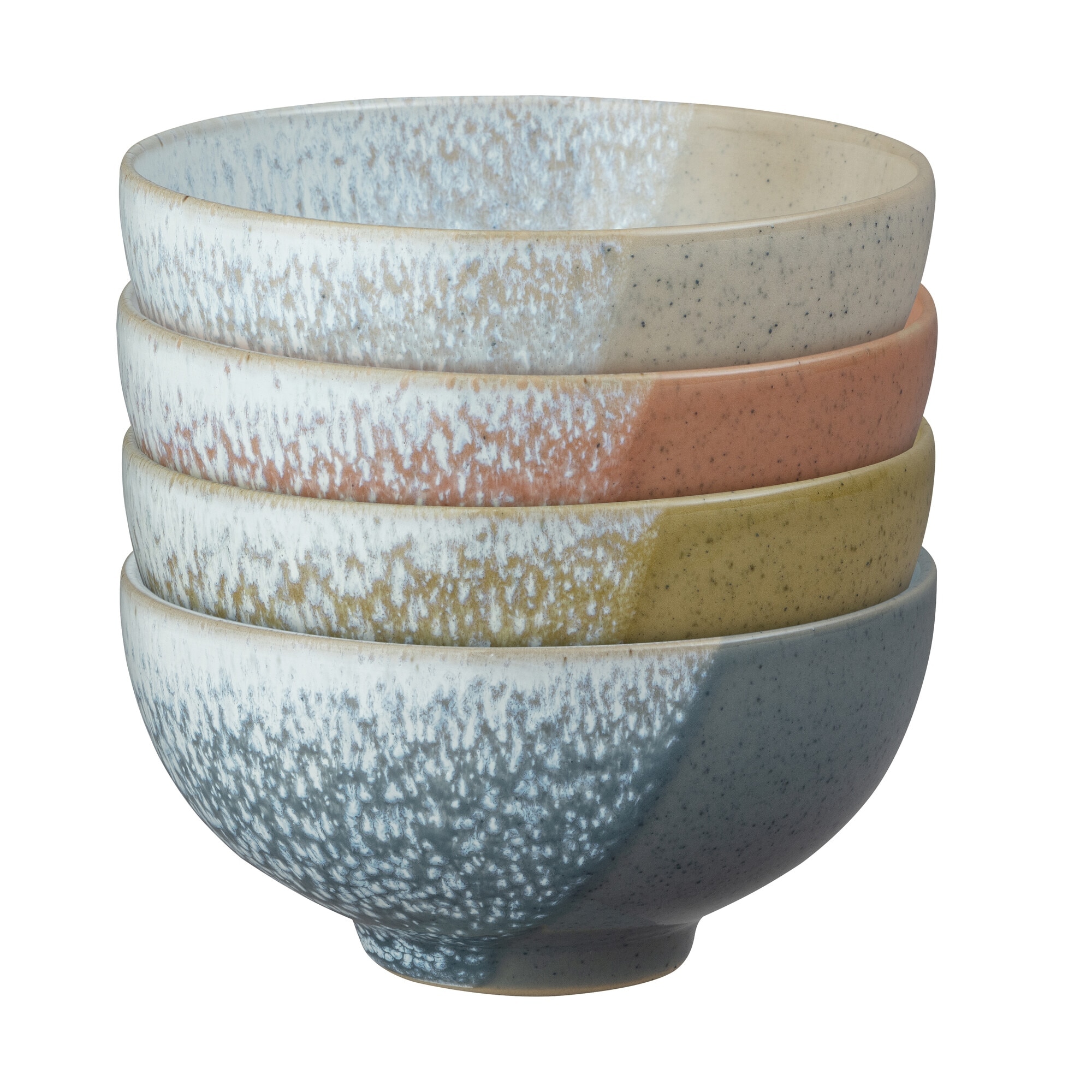 Product photograph of Kiln Accents Set Of 4 Rice Bowls from Denby Retail Ltd